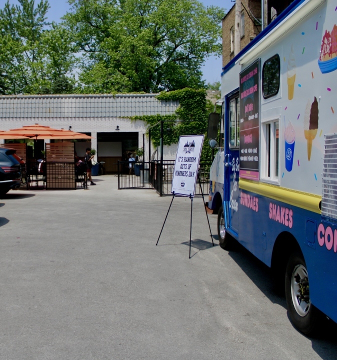 Ice Cream Truck For a Grand Opening
