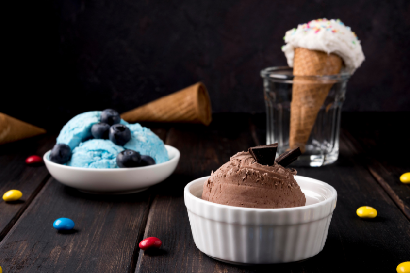 Ice Cream with Frozen Desserts