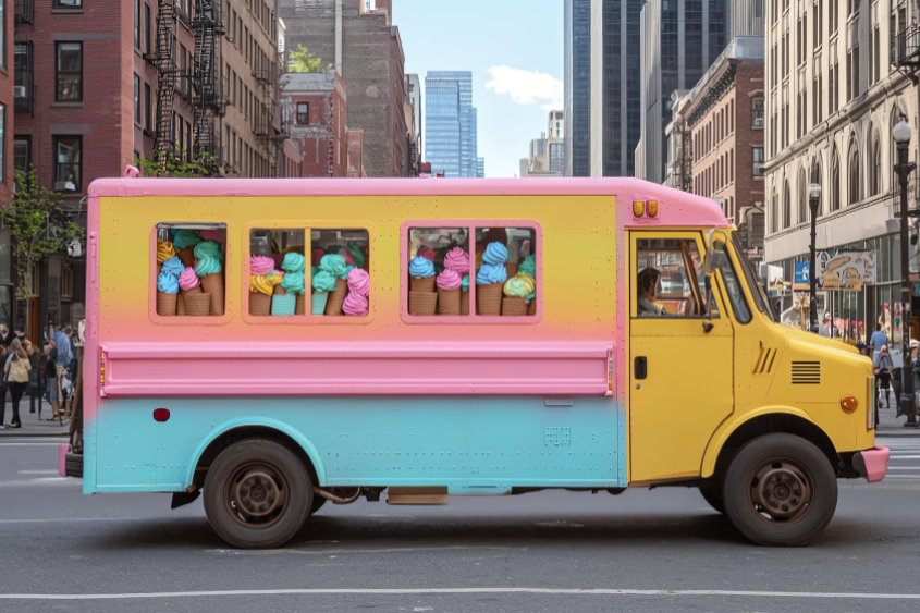 Chicago ice cream truck For Birthday Party